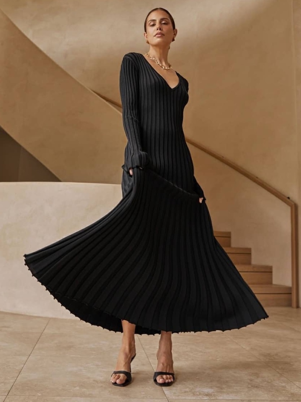 DISSH Reign Ribbed Knit Dress - Picture 2 of 11